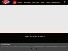 Tablet Screenshot of hanwaymotos.com